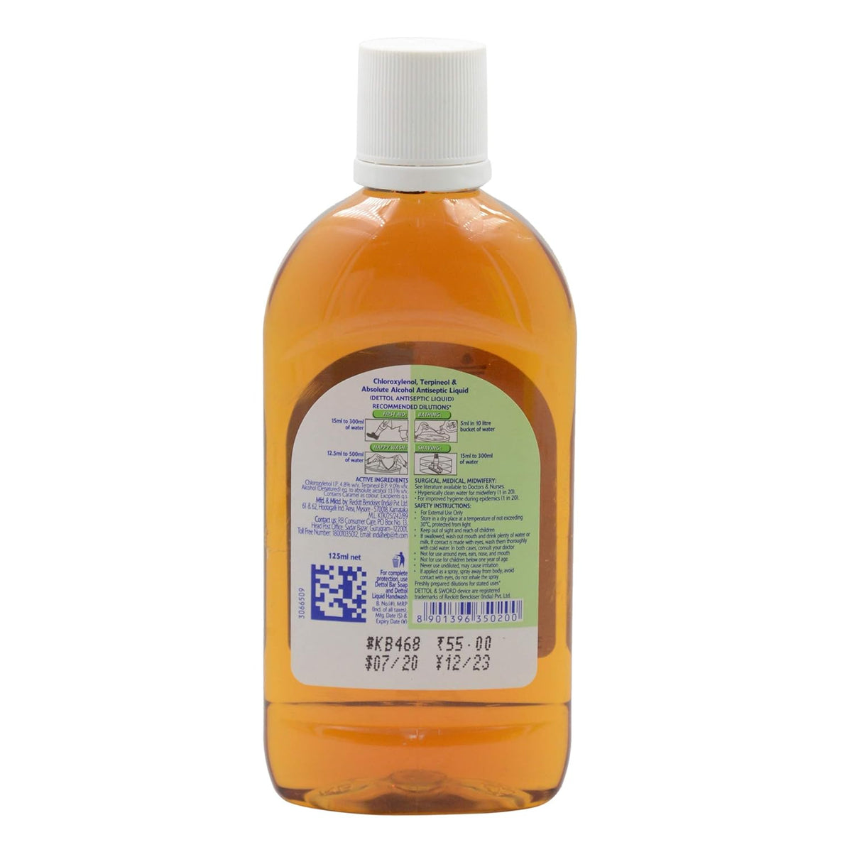 Dettol Antiseptic Liquid, 110 ml Bottle