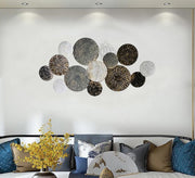 DSH CRAFTING YOUR CURIOSITY Metal Wall Decor Wall Hanging Meta wall Sculpture for Living Room Office Bedroom Hotel Decoration.(iWART-14)