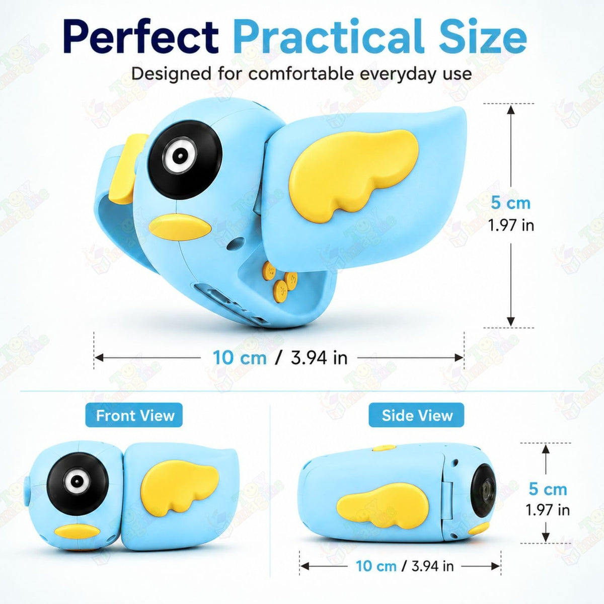 Toy Imagine Kids Digital Camera 1080P with 2-Inch Screen & Games
