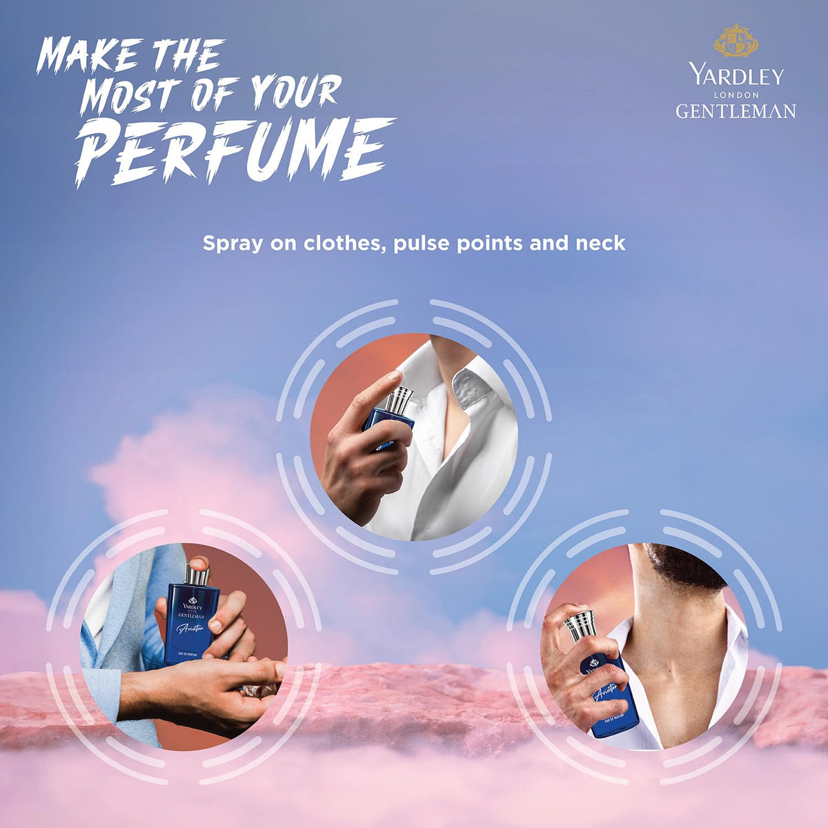 Yardley London Liquid Eau De Parfum Gift Set for Men,30 ml (Pack of 3)