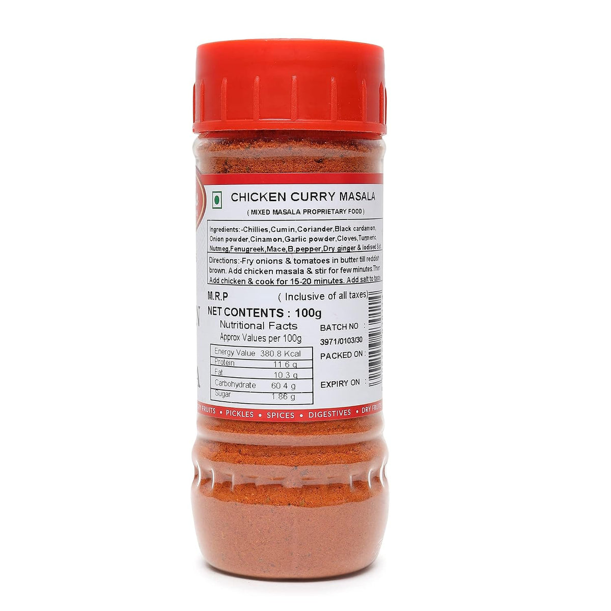 ROOPAK'S Combo Pack Of Egg Curry Masala + Chicken Curry Masala (Pack Of 2, 100gm each)