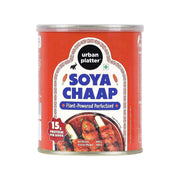 urban platter Soya Chaap In Brine, 800Gm (Pack Of 2)(Canned, Chunks On Stick, Drained Weight - 500G, Rich In Plant Protein, Soy Chap)