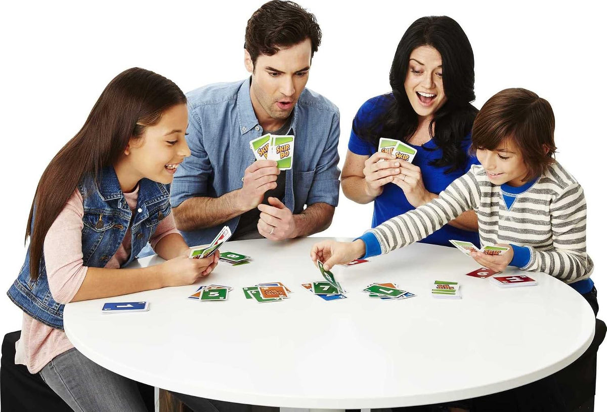 Mattel Uno Flip Side+Phase 10 Card Game, Multi Color+Skip-Bo Card Game-(Set of 3Toys)
