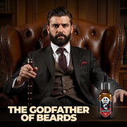 Beardo Godfather Lite Beard and Moustache Oil (30 ml x Pack of 2) | Beard Oil for men | Non-Sticky, Light; Almond Oil, Aloe vera, Vitamin E, Shiny Nourished Beards
