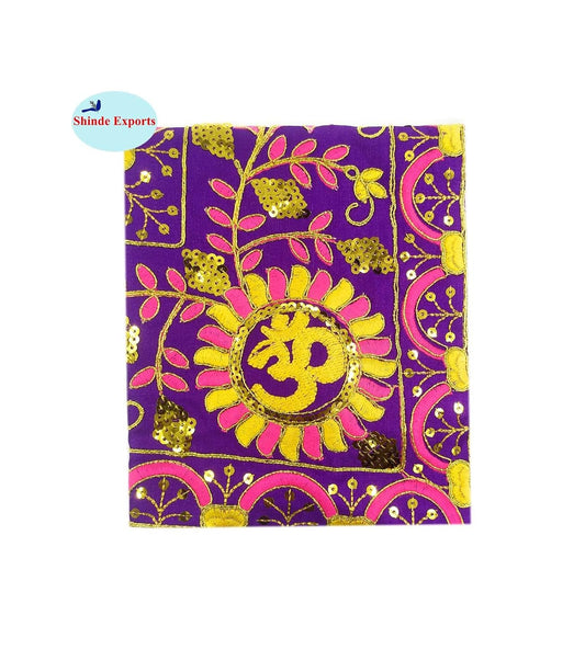 SHINDE EXPORTS shirdi saibaba idol dress cloth vastra shawl (for 13.5 inches idol, purple)