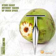 E-COSMOS® Stainless Steel Coconut Opener Tool, Coconut Driller, Coconut Opener Machine, Coconut Opener Knife, Coconut Water Opener