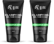 Beardo Clarifying Gel Face Wash, 100ml (Pack of 2)