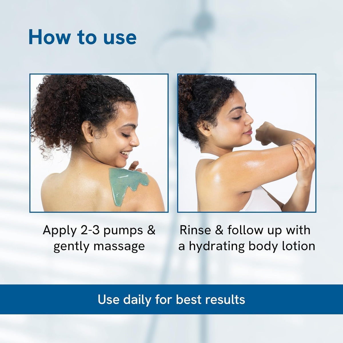 Be Bodywise 1% Salicylic Acid Body Wash 750 ml | Pack of 2 | Refreshing Showering Gel that Helps to Prevent Body Acne & Cleanse Skin | Paraben and SLS free