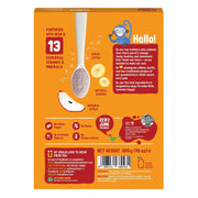Slurrp Farm No Added Sugar Instant Wheat Apple & Banana Cereal | No Milk No Preservatives | 300g (Pack of 3)