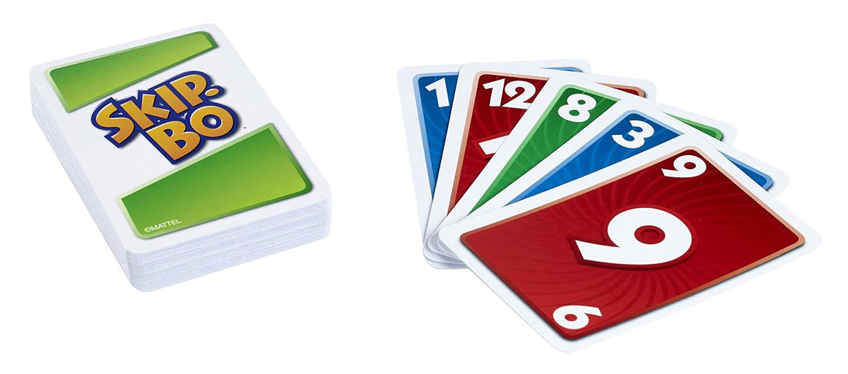 Mattel Games Uno Flip Side & Mattel Skip Bo Card Game