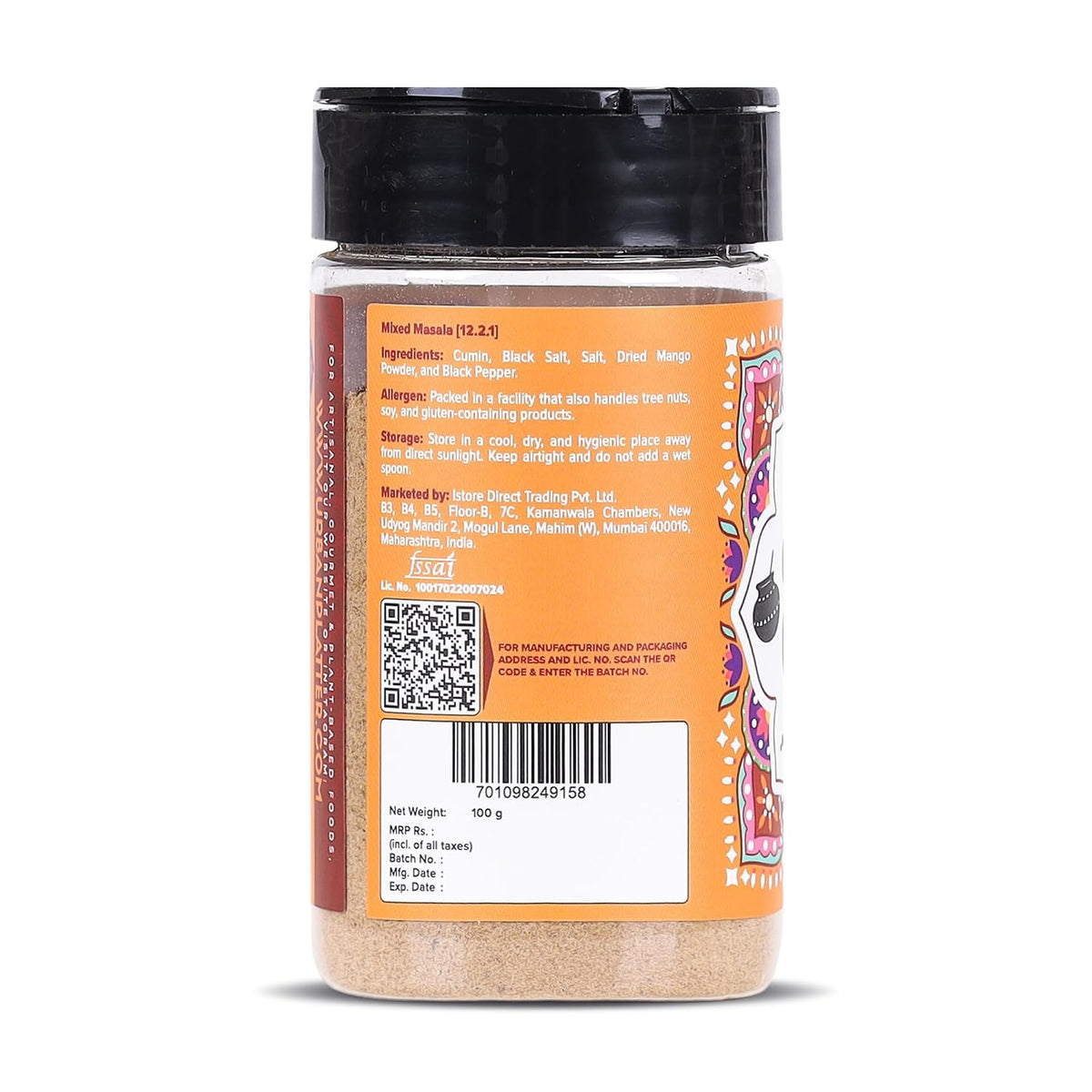 Urban Platter Gujarati Chaas Masala, 100g (Classic Chaas Blend | Digestive-Friendly | Additive & Preservative-free)