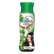 Dabur Vatika Enriched Coconut Hair Oil - 275 ml | For Strong, Thick & Shiny Hair | Controls Dandruff | Prevents Dull & Damage | Good for Scalp Health | Enriched with 10 Herbs