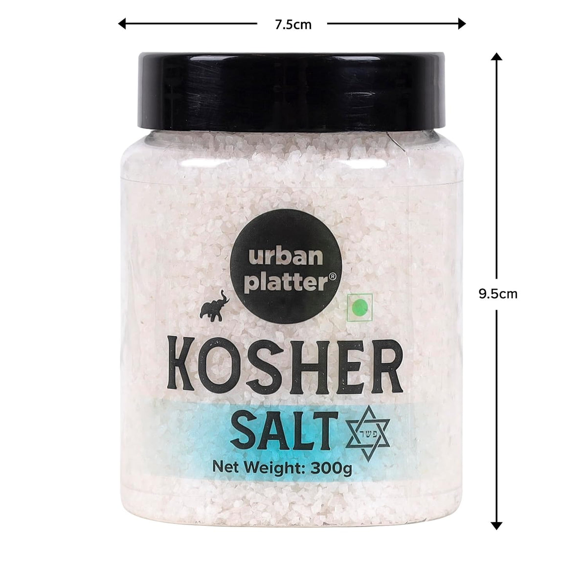 Urban Platter Kosher Salt, 300g / 10.8oz [All Natural & Coarse], White