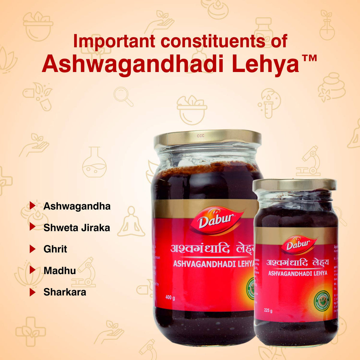 Dabur Ashwagandhadi Lehya - 225 Gm