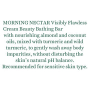 Biotique Bio Morning Nectar Visibly Flawless Cream Bathing Bar, Pack of 3, 225 g (3 x 75 g)