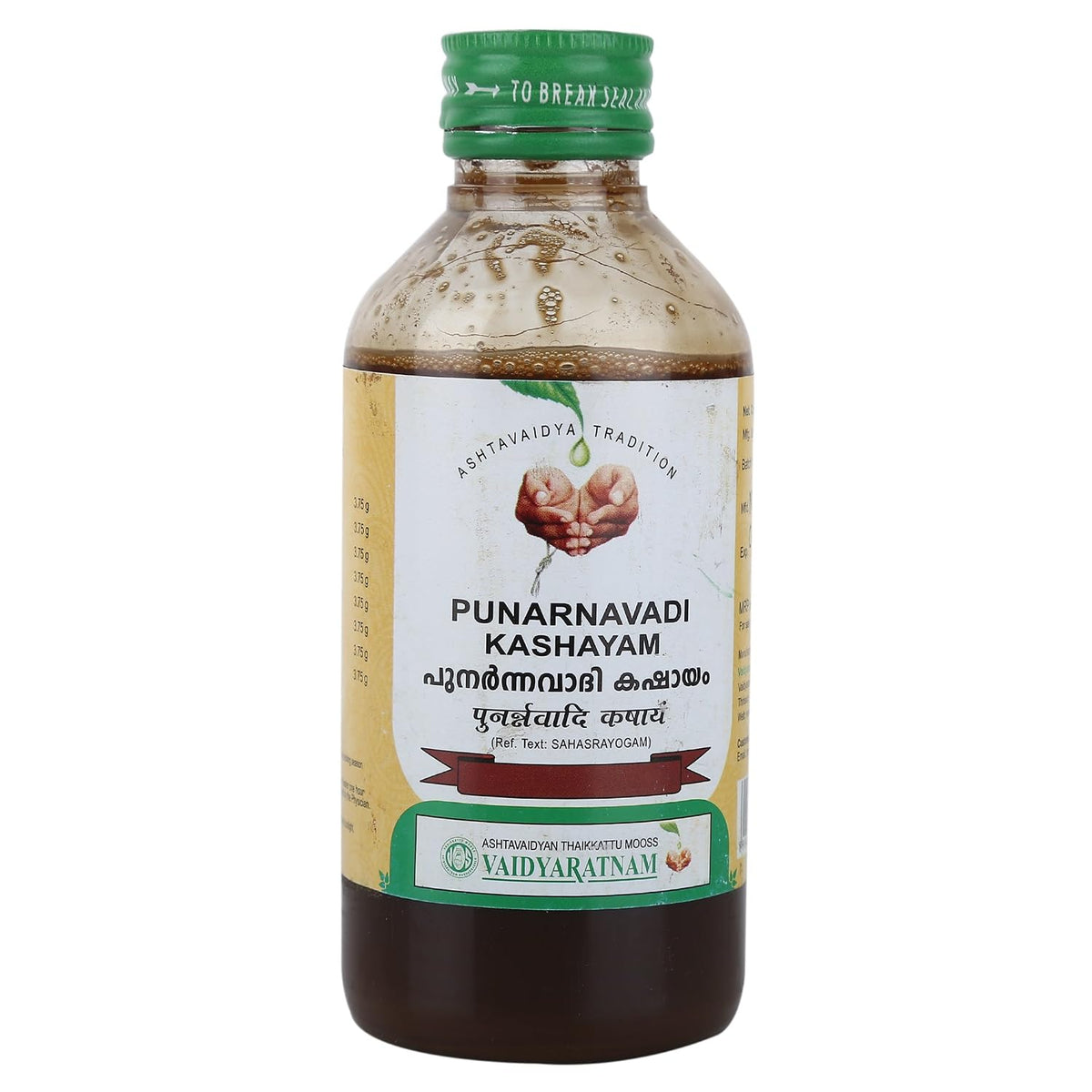 VAIDYARATNAM Punarnavadi Kashayam , Standard, 200 ml