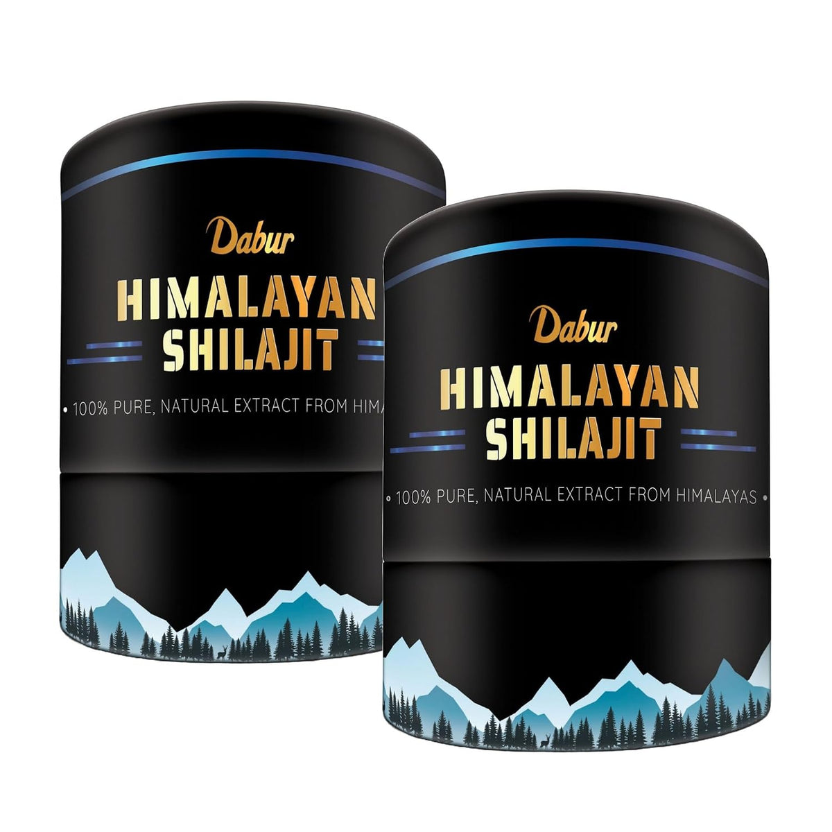 Dabur Himalayan Shilajit/Shilajeet Resin - 20g (10g x 2) | 250mg per serving | Boosts Muscle Growth & Stamina | 100% Ayurvedic | Grade A shilajit sourced from the Himalayas up to 19,000 ft