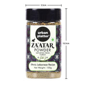 Urban Platter Zaatar Powder, 100g (Middle Eastern Spice Blend, Herby, Tangy and Nutty, Use As A Dry Rub Or Sprinkler)
