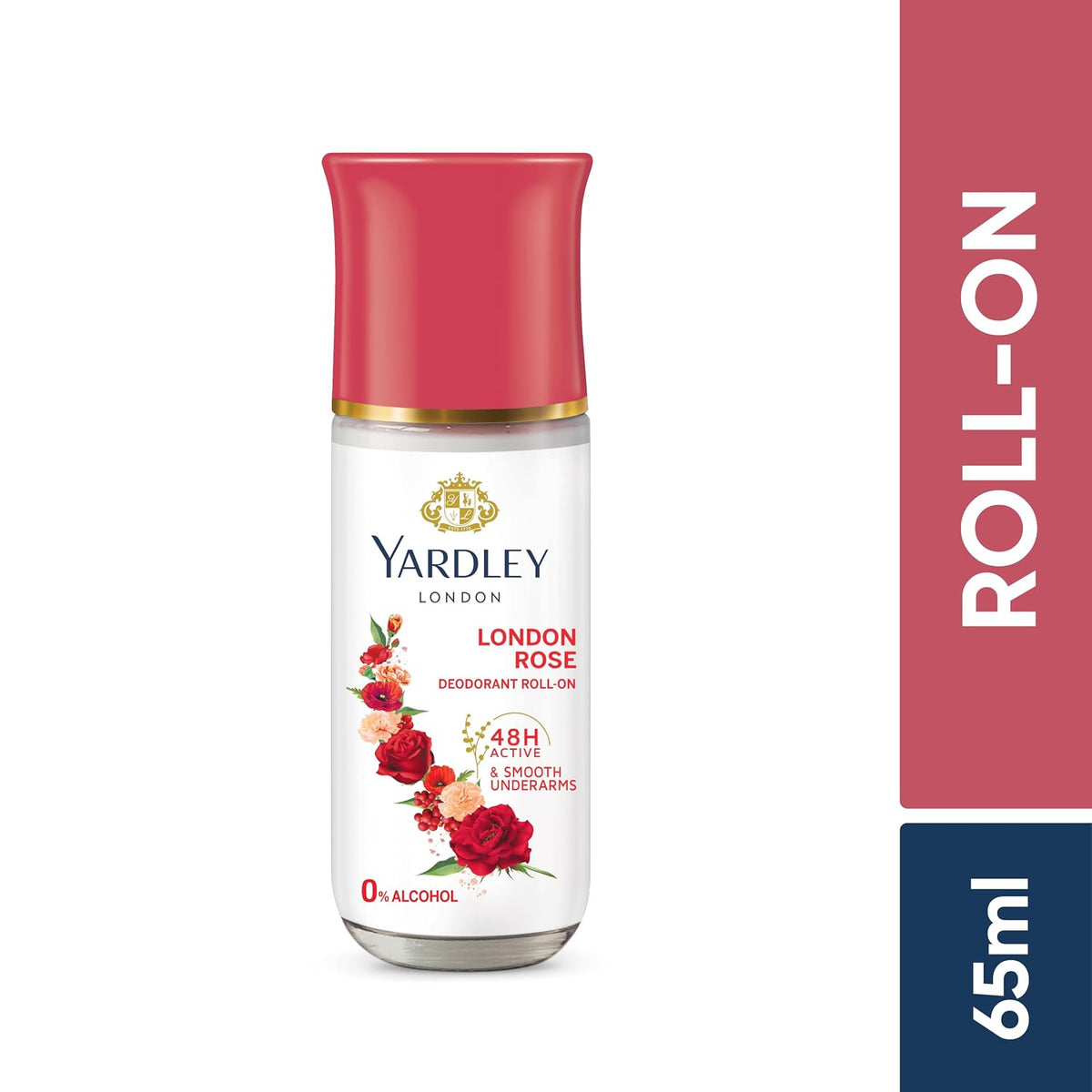 Yardley London London Rose Roll On Deodorant for Women 65ml
