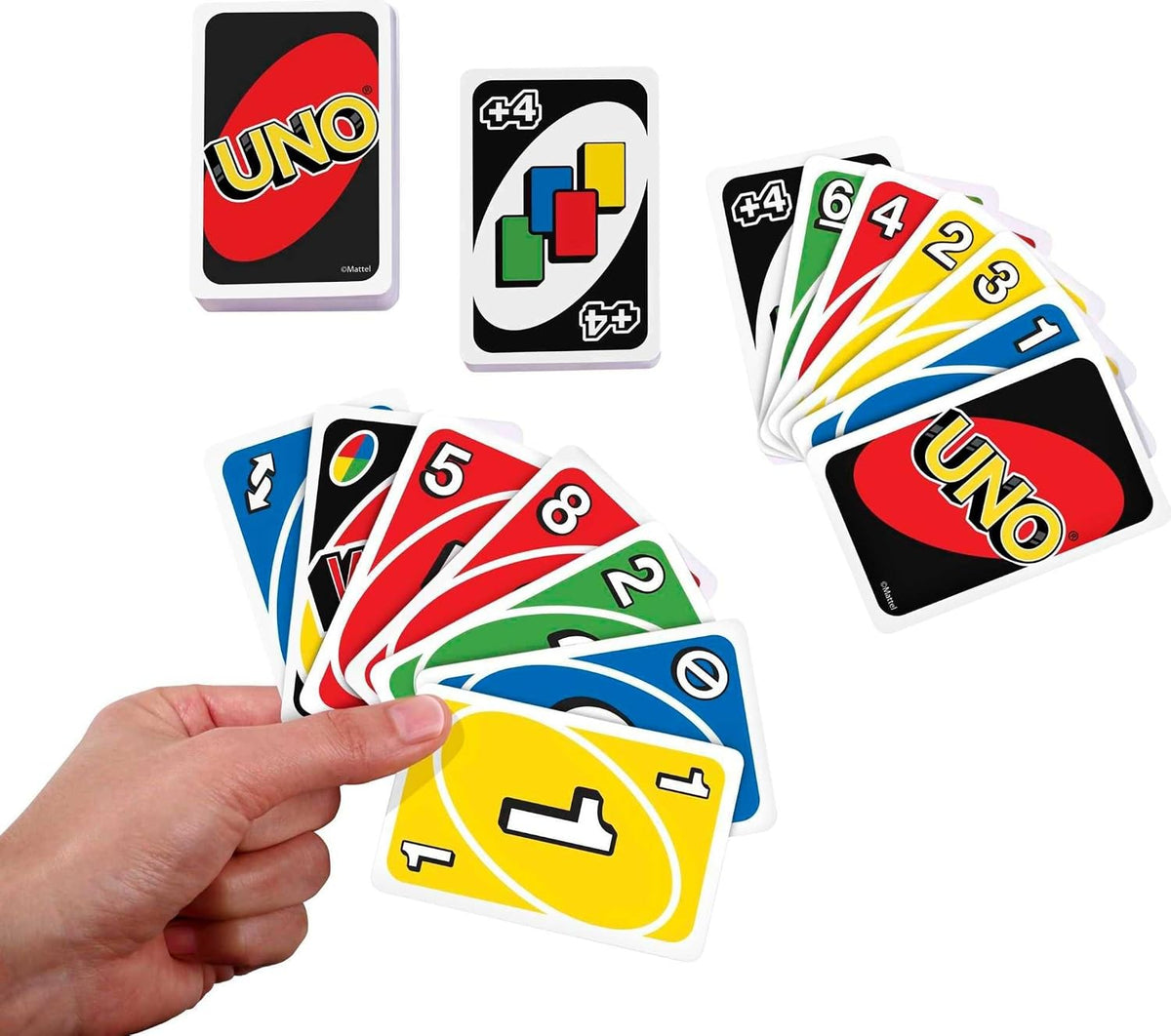 Mattel Games Uno Game Display (50Th Anniversary Logo) for Adult
