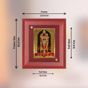 DIVINITI Intima Pure 24K Gold Plated Balram Religious Frame – Luxury Home, Office & Mandir Décor | Premium Gold Foil Artwork in MDF Frame | Table Top Display (16 X 13.5 CM)