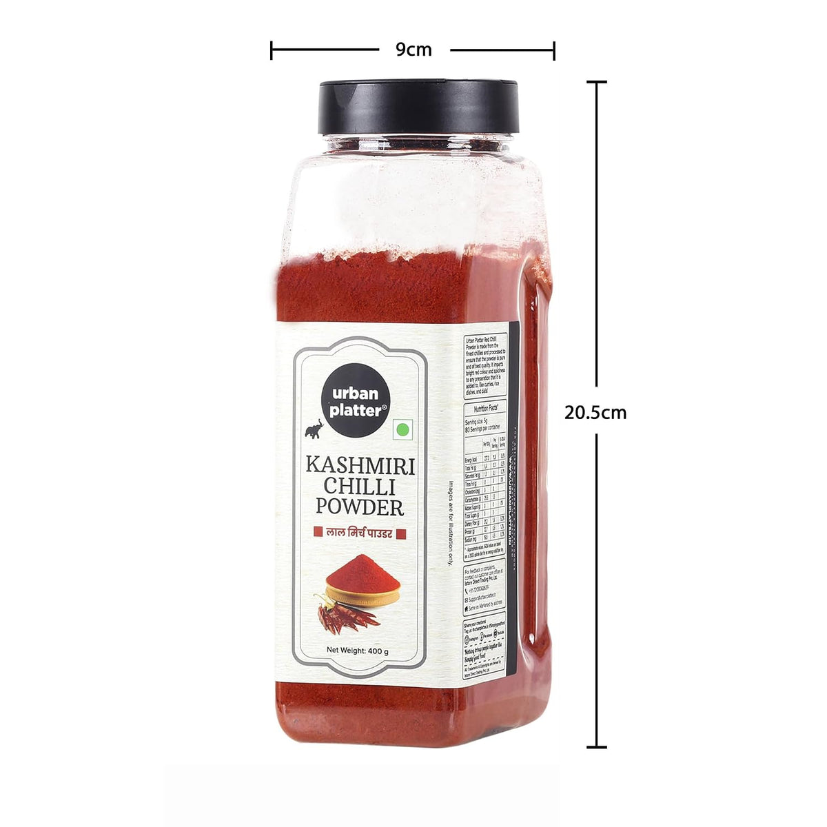 Urban Platter Kashmiri Red Chilly Powder, 400 g