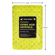 urban platter Pure Citric Acid Crystals Powder, 100 Grams