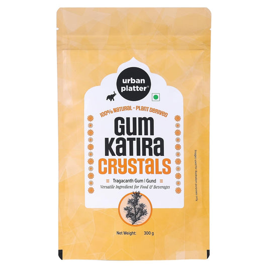 Urban Platter Gond Katira Crystals, 300g (Traditional Cooling Ingredient, Badam Pisin, Edible Gum)
