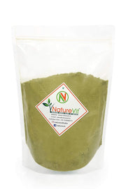 NatureVit Wheatgrass Powder, 400g | Vegan, Non-GMO, Gluten-Free | Rich in Fiber, Chlorophyll, Fatty Acids & Minerals | Superfood