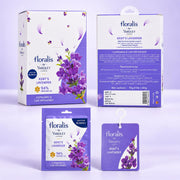 Yardley London Floralis Kent's Lavender Cupboard & Car Freshener (10g) | 94% Perfume Oil Sachet | Long-Lasting Fragrance Up to 45 Days for Wardrobes, Drawers & Cars (Kent Lavender) (Pack of 6)
