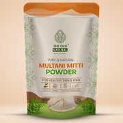 The Old Natural Sandalwood Powder & Multani Mitti Combo (200g Each), 100% Pure & Natural Chandan + Fuller’s Earth, Face Pack for Glowing Skin, Oil Control, Acne Care, Deep Cleansing, Skin & Hair Care