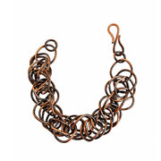 SHINDE EXPORTS Pure Copper Link Chain Bracelet Unisex S Hook 8.5 Inch