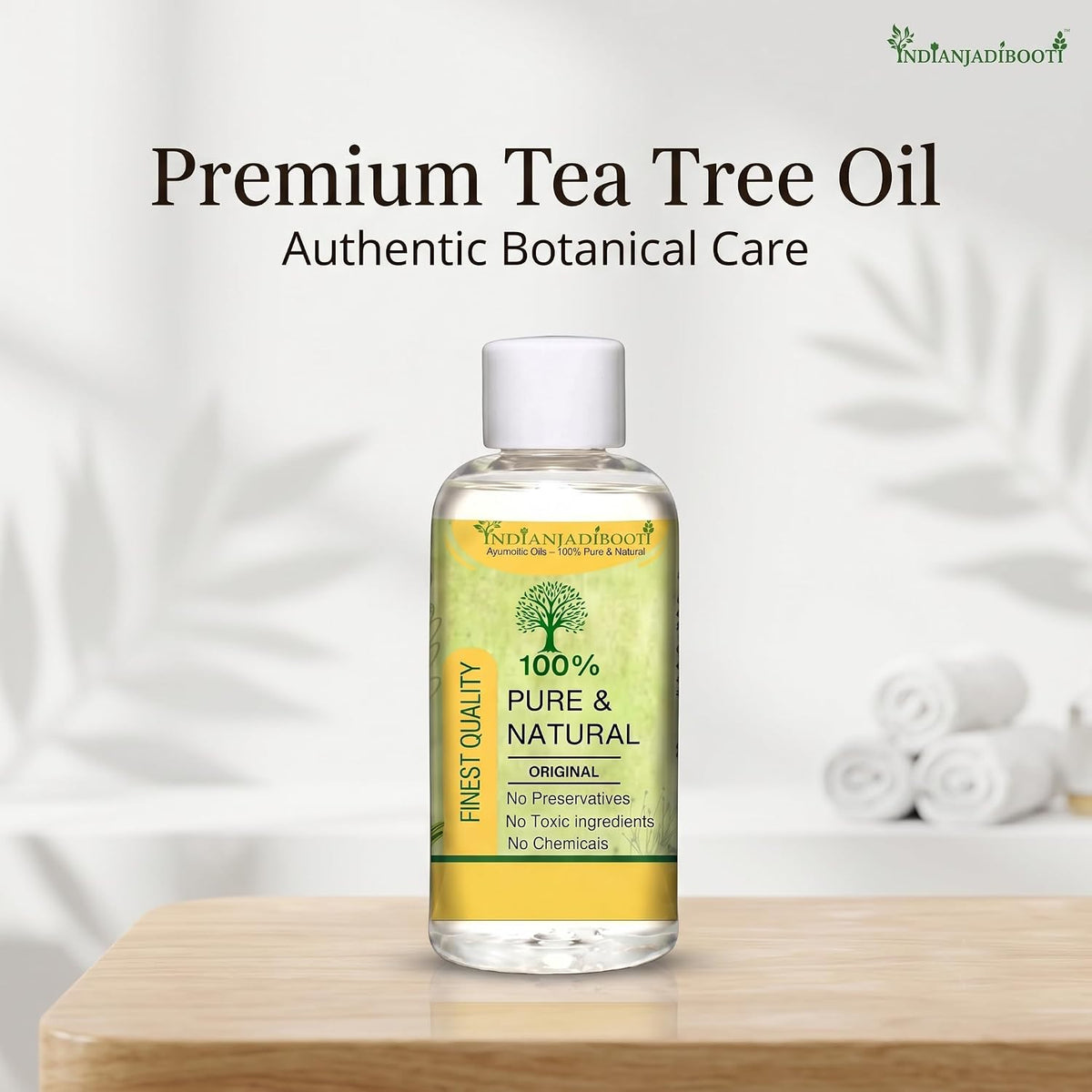 IndianJadiBooti Tea Tree Oil 50mL (Pack of 2)
