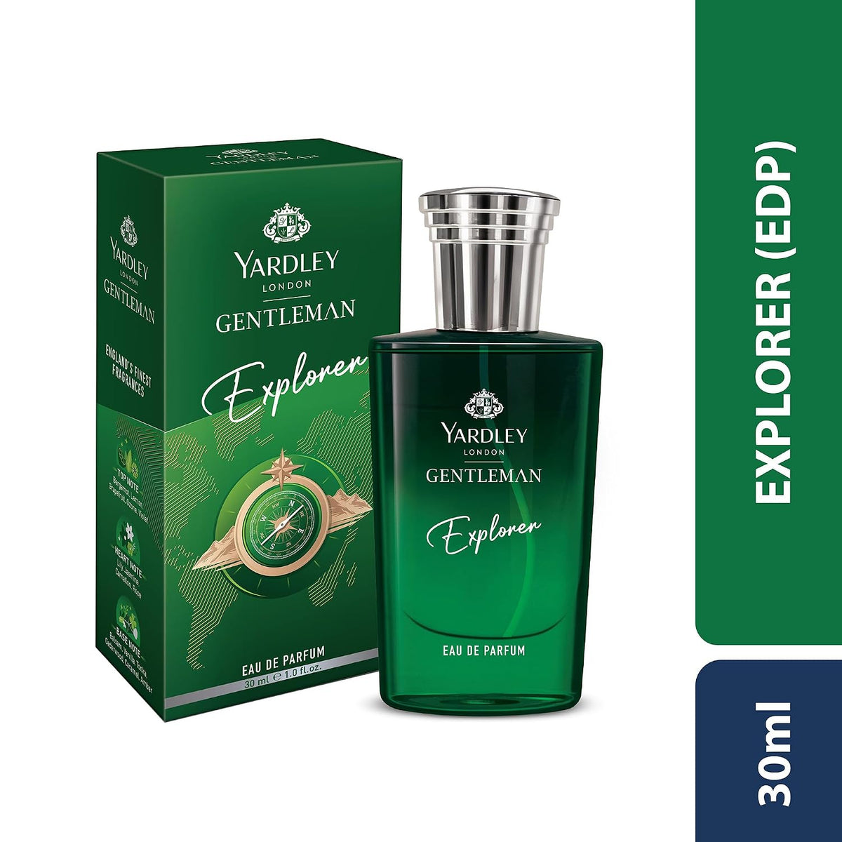 Yardley London Gentleman Explorer|England's Finest Fragrance|EDP Perfume For Infinite Adventure|30 ml