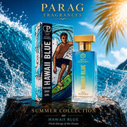 Parag Fragrances Hawaii Blue Perfume 50ml / Extreme Long Lasting Perfume For Men & Women / 36+ Hours Lasting Perfume