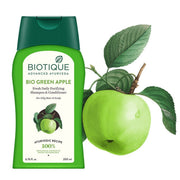Biotique Bio Green Apple Fresh Daily Purifying Shampoo And Conditioner, 200ml