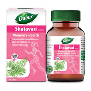 Dabur Shatavari Tablets | Women's Wellness | Hormonal Balance Supplement - 60 tablets