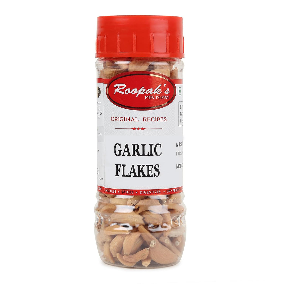Roopak's PIK-N-PAY Garlic Flakes – Aromatic & Flavorful Dried Garlic for Cooking, Seasoning, and Garnishing
