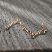 SHINDE EXPORTS Pure Copper Link Chain Bracelet Unisex S Hook 8.5 Inch