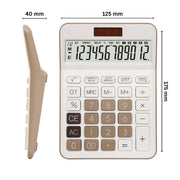 Hauser HC-901 Professional 12-Digit Calculator with Check/Correct & Dual Power