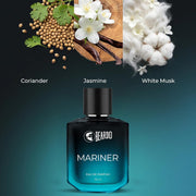 Beardo Mariner Perfume For Man, 50ml | Marine, Fresh, Musky Perfume For Men | Eau De Parfum | Perfume For Man | Long Lasting Fragrance | Gift For Men | Husband | Boyfriend
