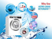 Astro Plus + Liquid Detergent 1 Liter and Dry Clean At Home (10 Wipes 2 Piece Combo)