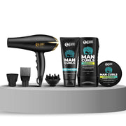 Beardo Man Curls Kit with Tornado Hair Dryer (Set of 4)