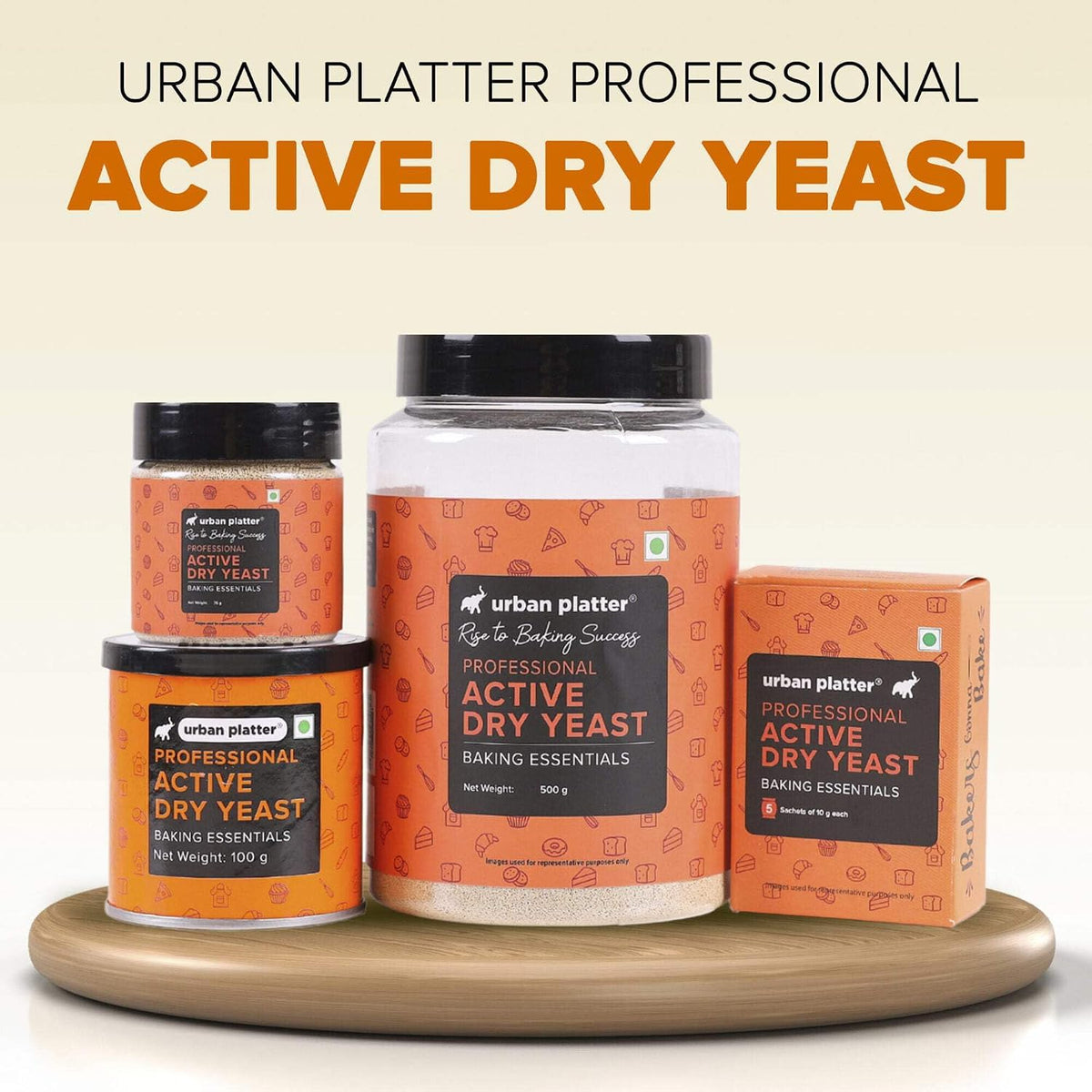 Urban Platter Baker's Active Dry Yeast, 500g