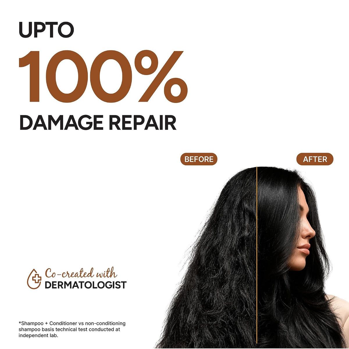Dabur Vatika Ayurvedic Shampoo - 340 ml | Damage Therapy | With Power of 10 Ingredients for Solving 10 Hair Problems | No Parabens | For All Hair Types