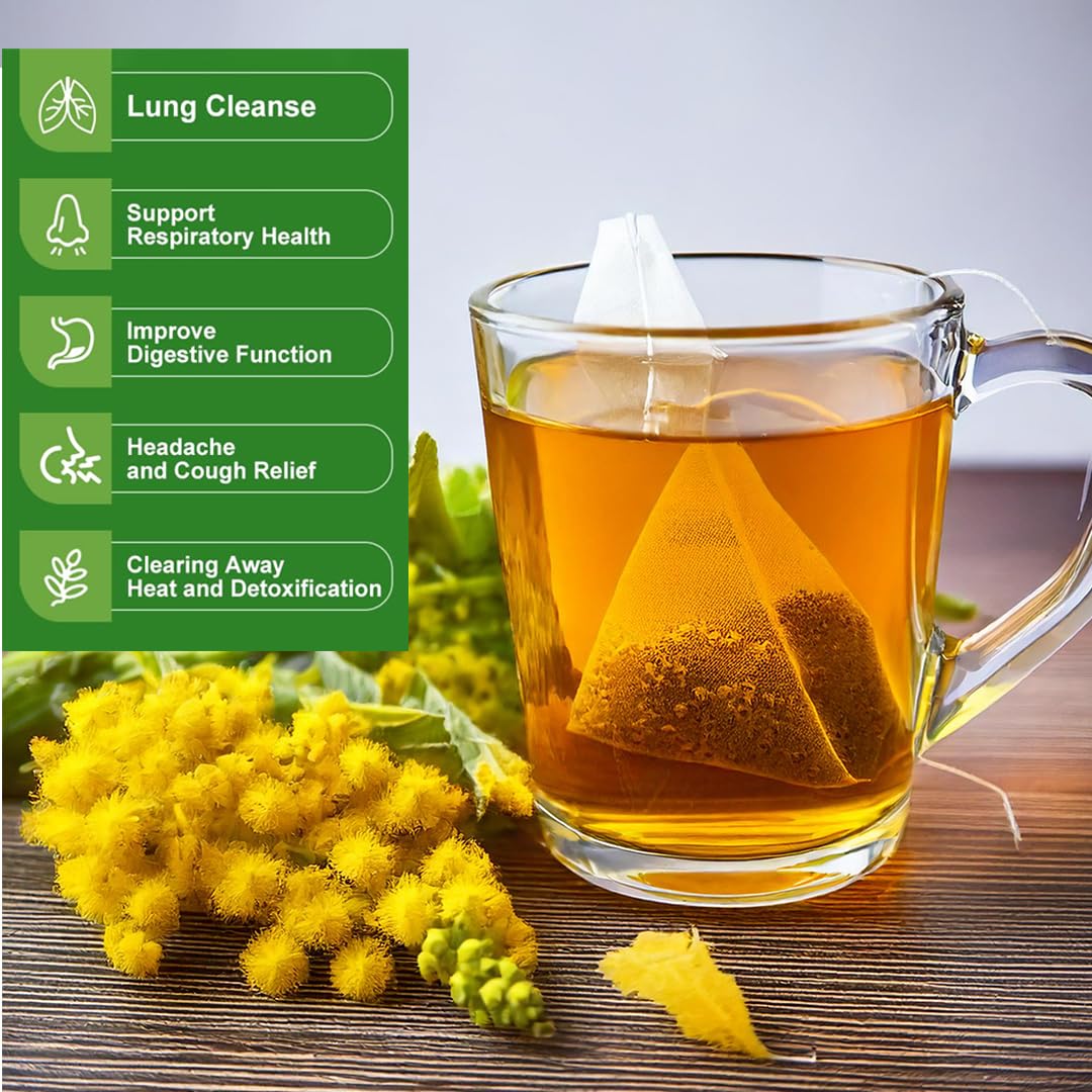 BLUE TEA - Combo of Mullein Tea (30 Teabags), Liver Cleanse (30 Teabags), Dandelion Root Tea (100g)