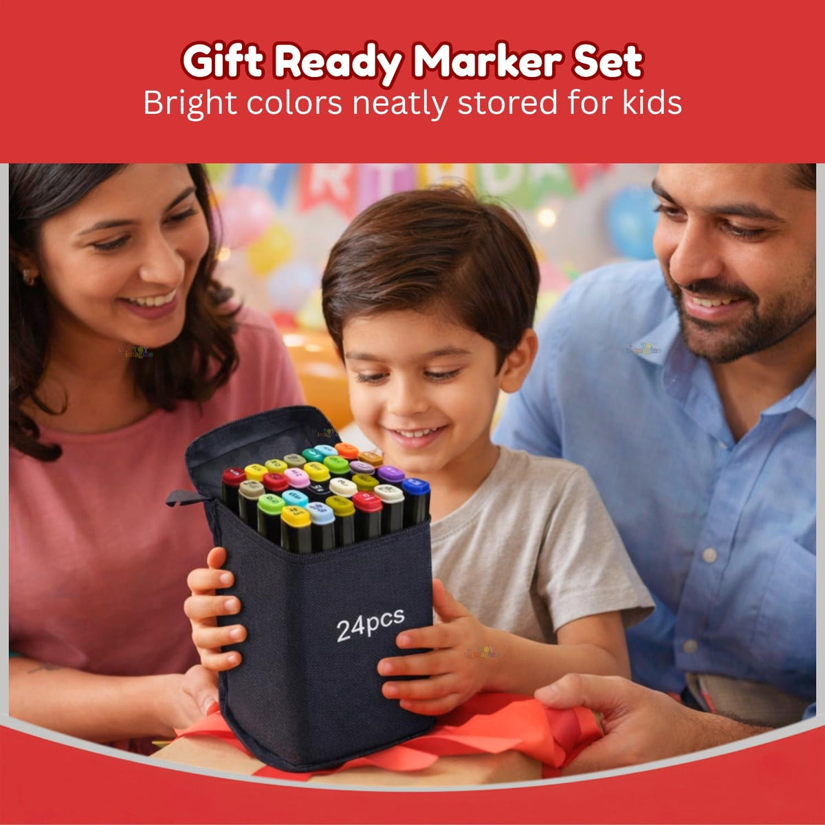 Toy Imagine 24 Dual Tip Art Markers Sketch Pens for Kids Adults Artists