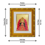 Diviniti Maa Tara Gold Plated Wall Photo Frame, Table Décor| DG Frame 103 Size 1 and 24K Gold Plated Foil| Religious Photo Frame Idol For Pooja, Gifts Items (16.5 CM X 15.5 CM)