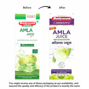 Baidyanath Asli Ayurved Amla Juice 1L Cold Press + Aloe Vera Juice 1L | Cold-Pressed, Vitamin C, Supports Immunity & Digestion, Combo For Glowing Skin, Hair Care, And Detox