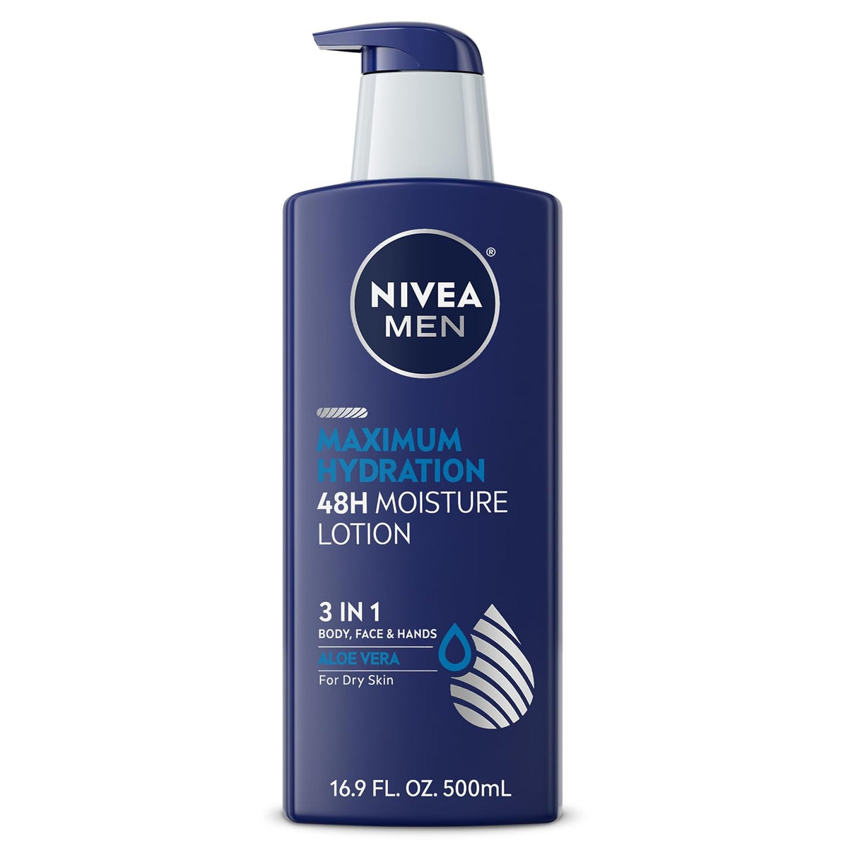 NIVEA Men Maximum Hydration 3 in 1 Nourishing Lotion, 500 ml